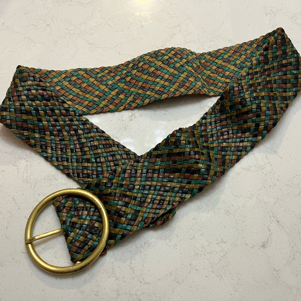 Leather belt